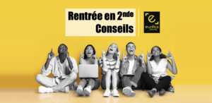 Rentrée en 2nde des lycéens recevant les conseils eurêka study