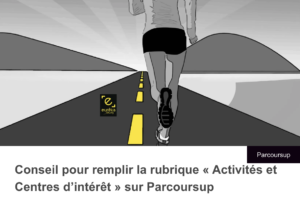 Conseil Parcoursup Activités et centres d'intérêt