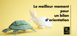 Le lièvre et la tortue partir tôt pour son bilan d'orientation