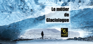 glaciologue dans un glacier