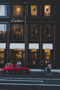 Cartier vitrine métiers du luxe