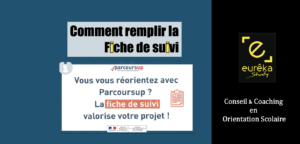 Parcoursup réorientation fiche de suivi