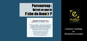 Parcoursup qu'est ce que la fiche avenir