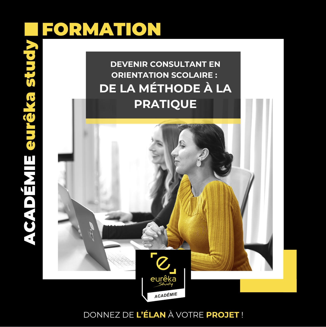 Formation pour devenir consultant en orientation scolaire : de la méthode à la pratique - deux femmes en séance de formation